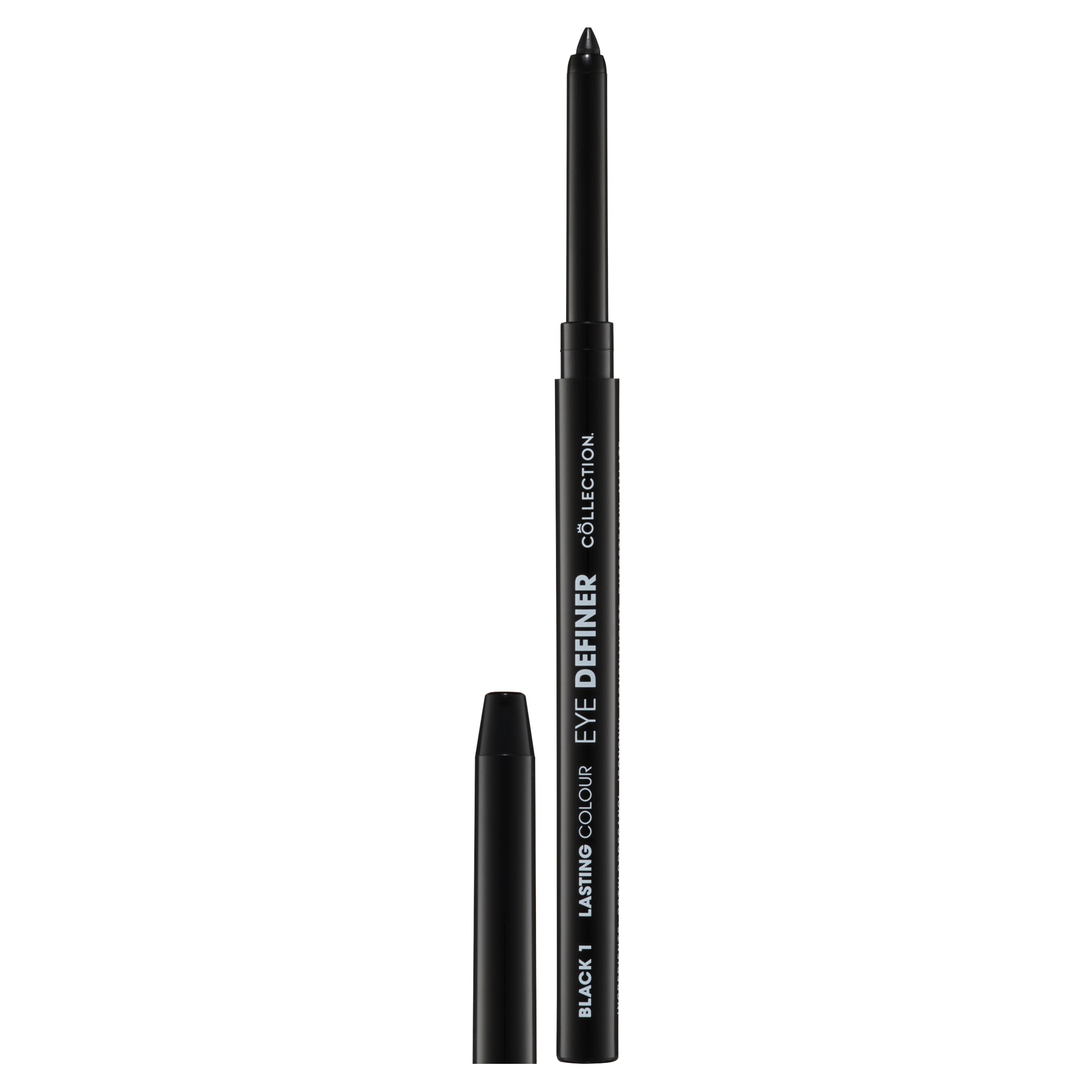 Collection Cosmetics Eye Definer Eyeliner Pencil, 4g, Black - Soft & Blendable