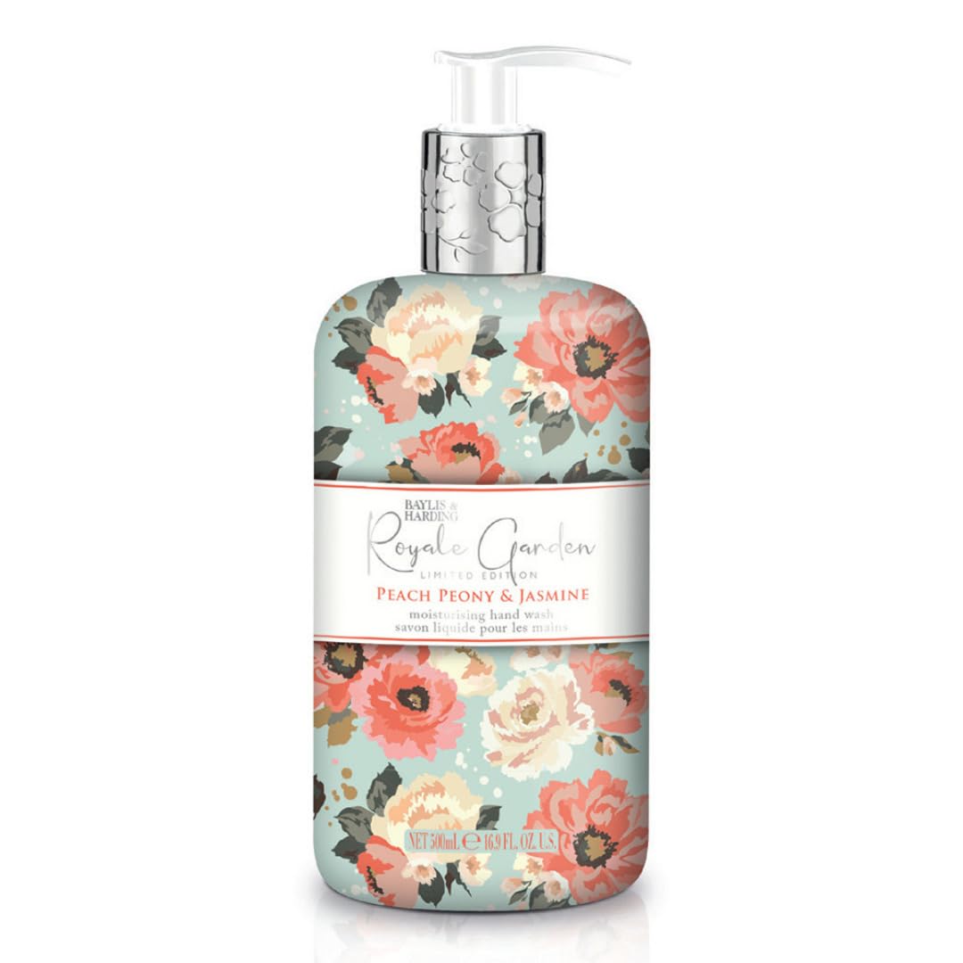 Baylis & Harding Royale Garden Peach Peony & Jasmine Hand Wash, 500 ml, Pack of 6 3