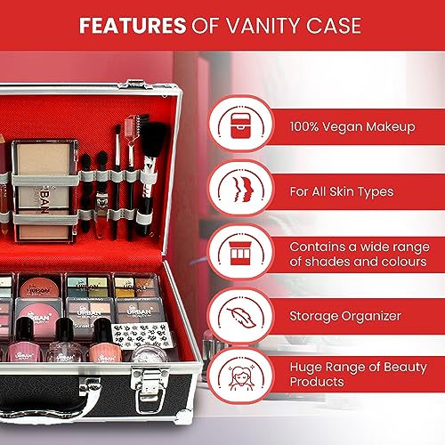 Love Urban Beauty Divine Beauty 76-Piece Vegan French Manicure Makeup Box Set