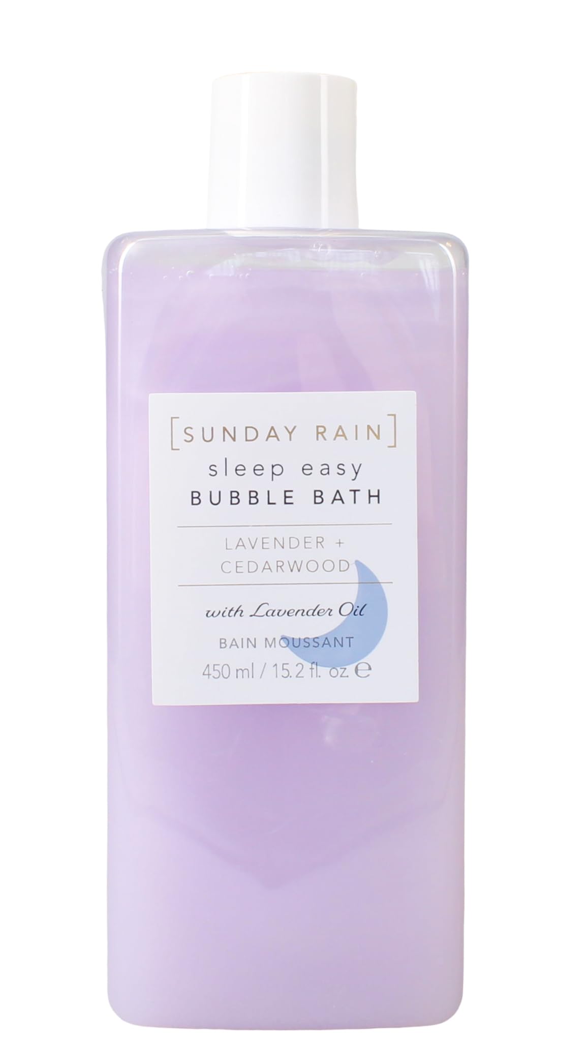 Sunday Rain Sleep Easy Bubble Bath Lavender & Cedarwood Calming Soak, 450ml 1