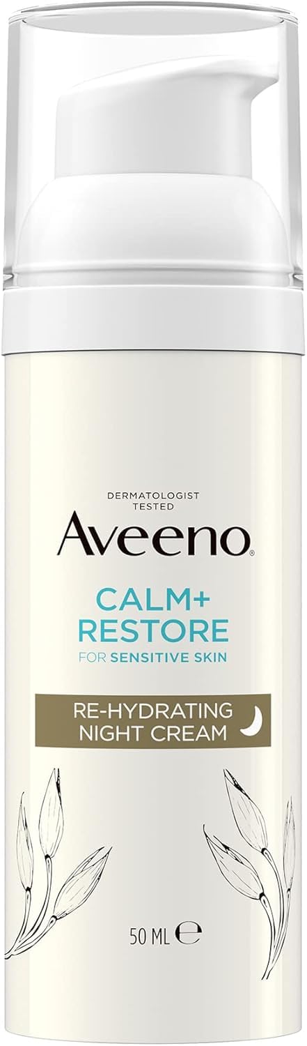 Aveeno CALM+RESTORE Re-Hydrating Night Cream for Sensitive Skin (50ml)
