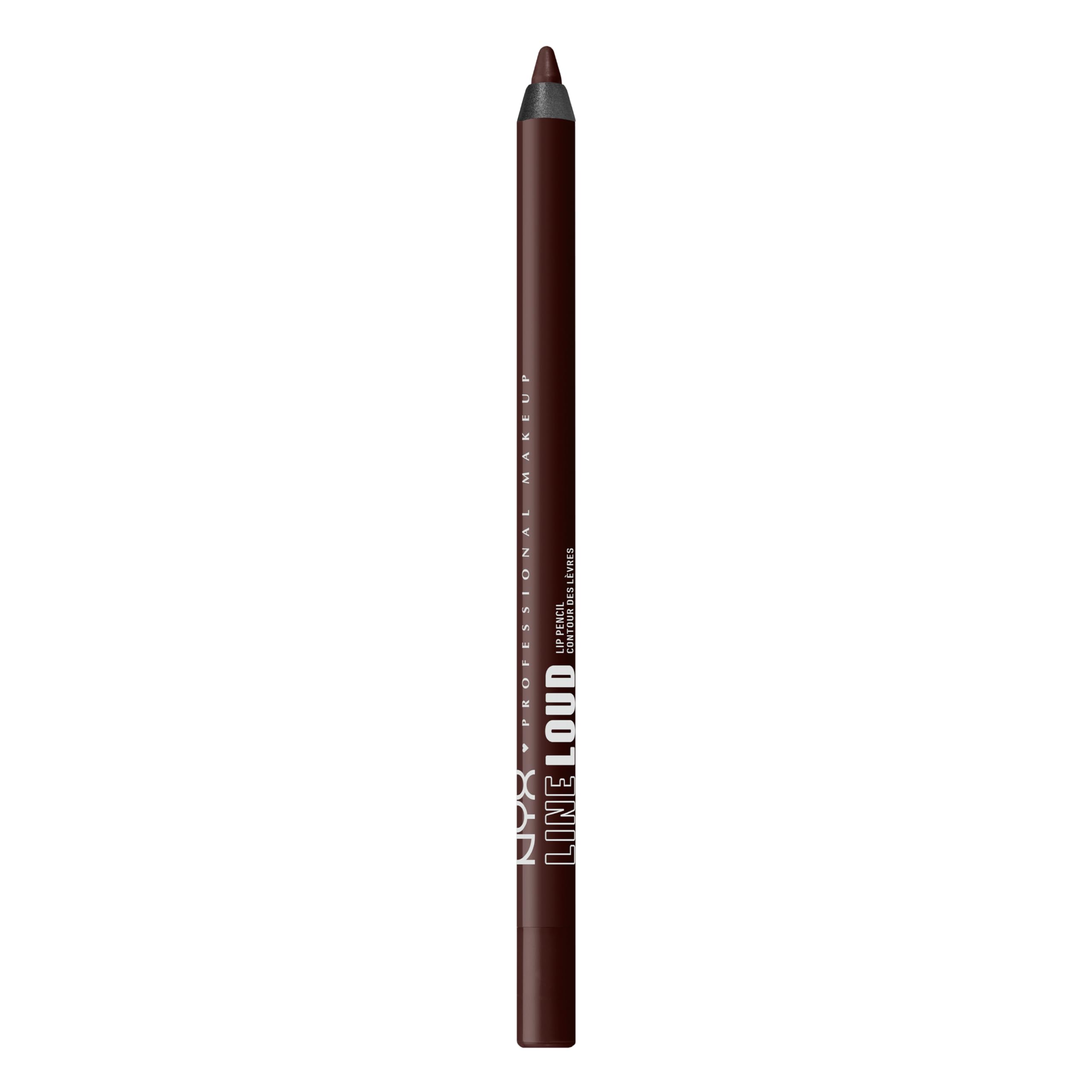 NYX Professional Makeup Line Loud Waterproof Lip Pencil with Jojoba Oil & Vitamin E