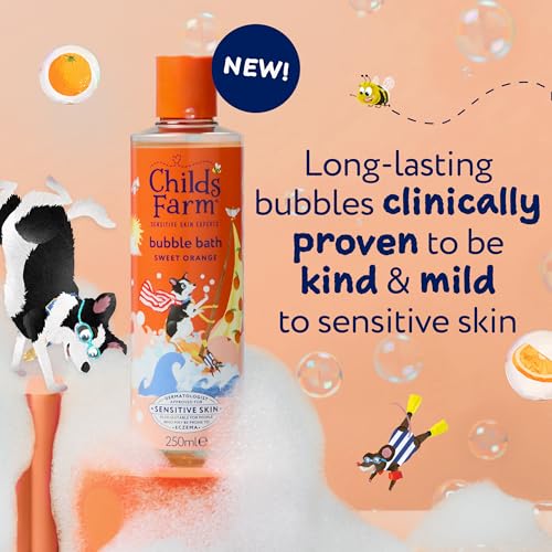 Childs Farm Sweet Orange Bubble Bath for Sensitive & Newborn Skin (280g)