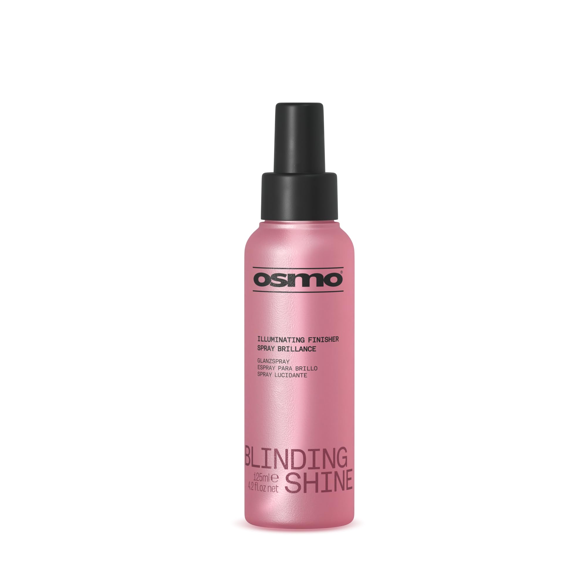 OSMO Blinding Illuminating Finisher Spray | High Gloss Frizz Control with Moringa Oil & Silk Protein