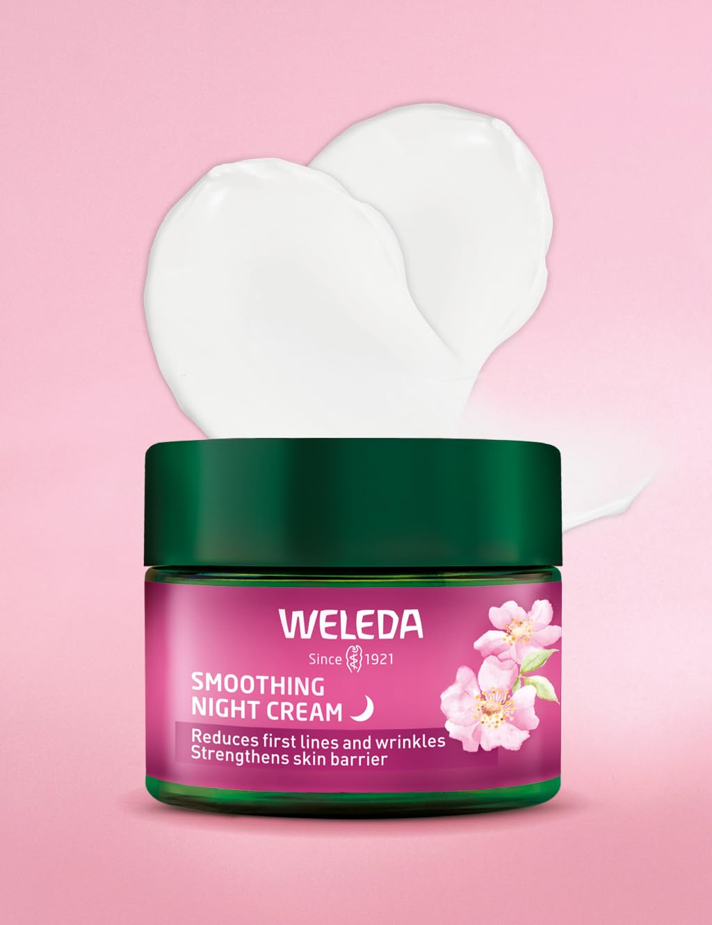 Weleda Smoothing Night Face Cream with Wild Rose & White Tea for Moisturising 7