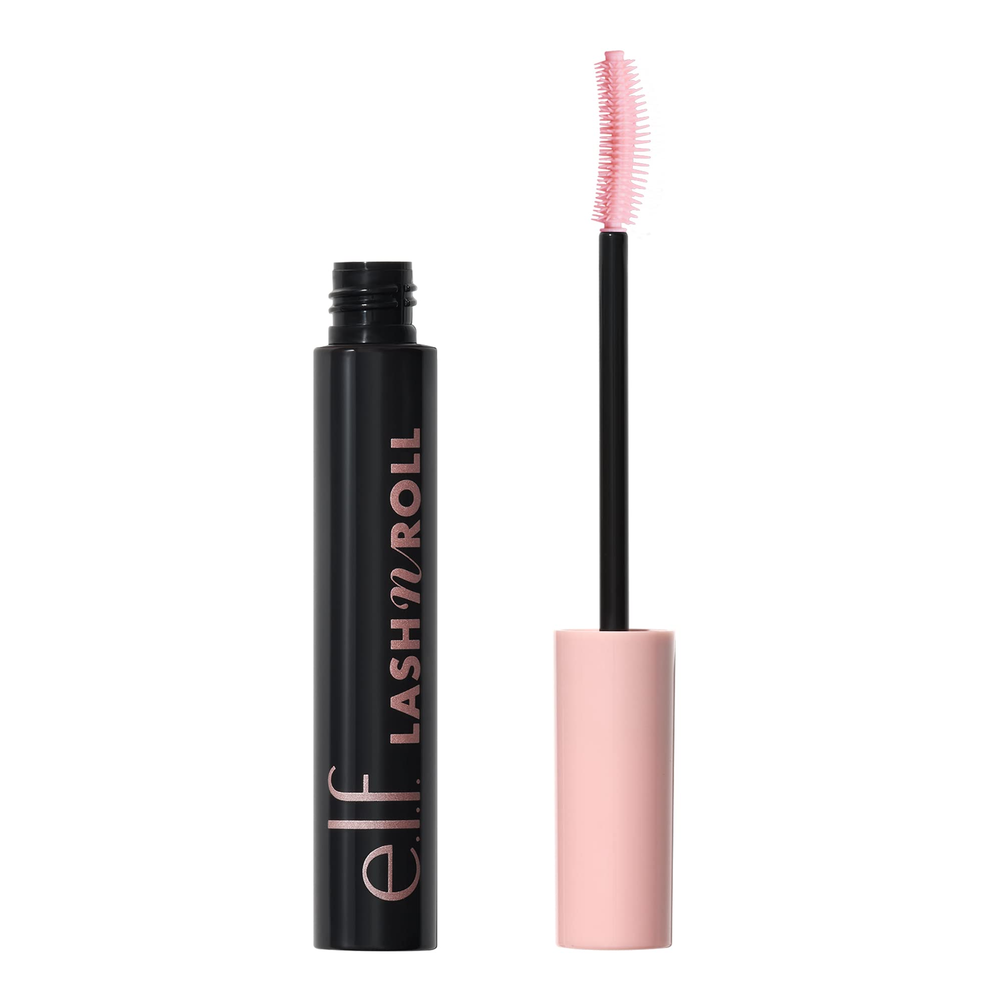 e.l.f. Lash 'N Roll Curling Mascara for Visibly Lifted Lashes, Black