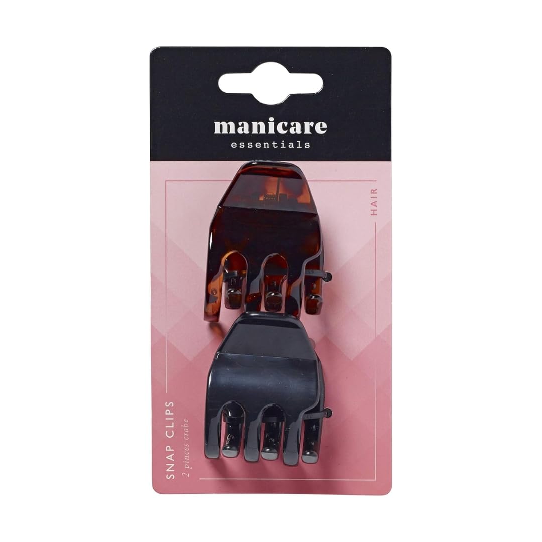 Manicare Pack of 2 Small Jaw Clips for Hair Sectioning & Decorating