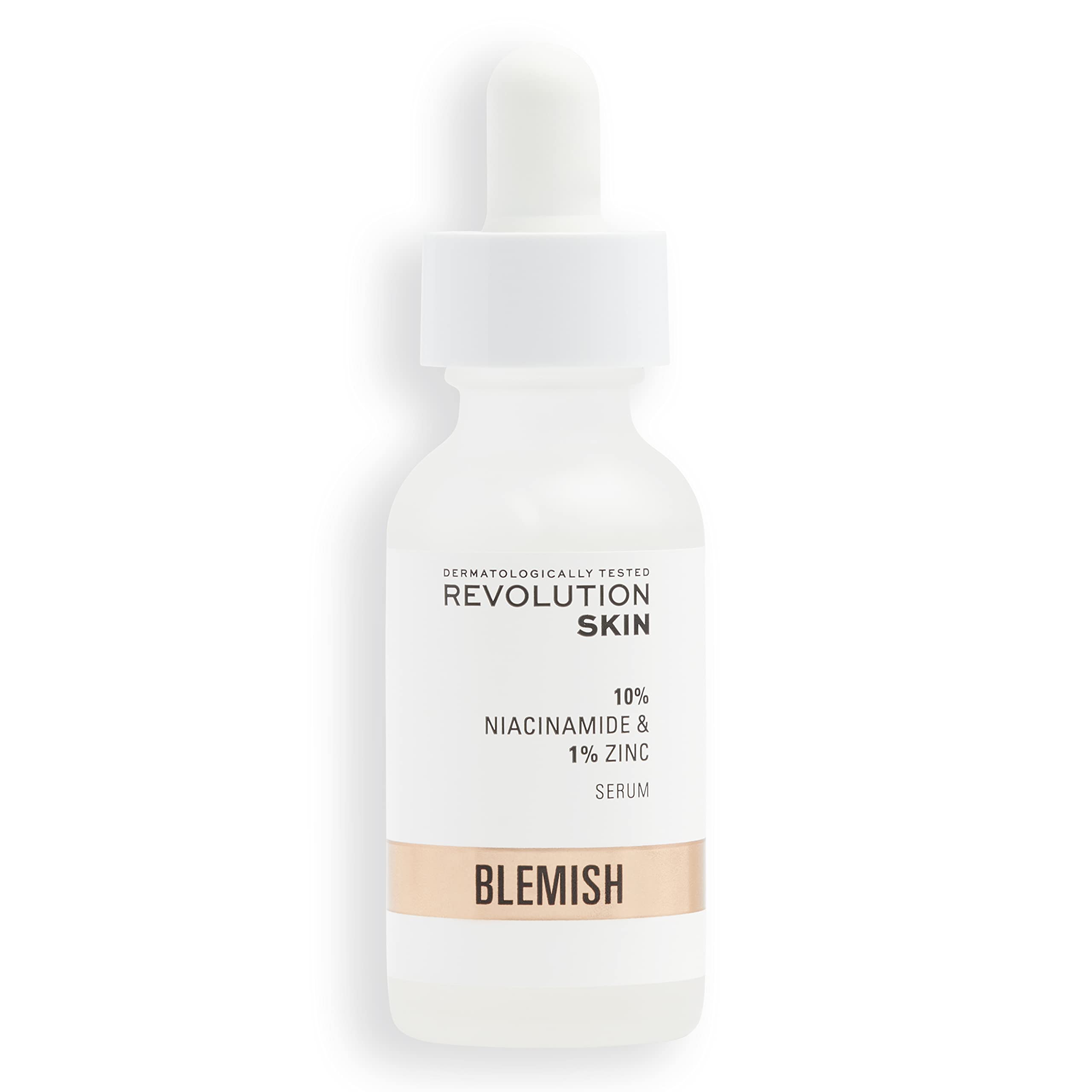 Revolution Skincare London 10% Niacinamide + 1% Zinc Serum for Blemishes and Pores, 30 ml