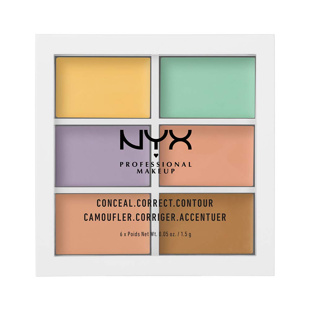 NYX Professional Makeup Colour Correcting Palette Concealer Kit - Six Blendable Shades