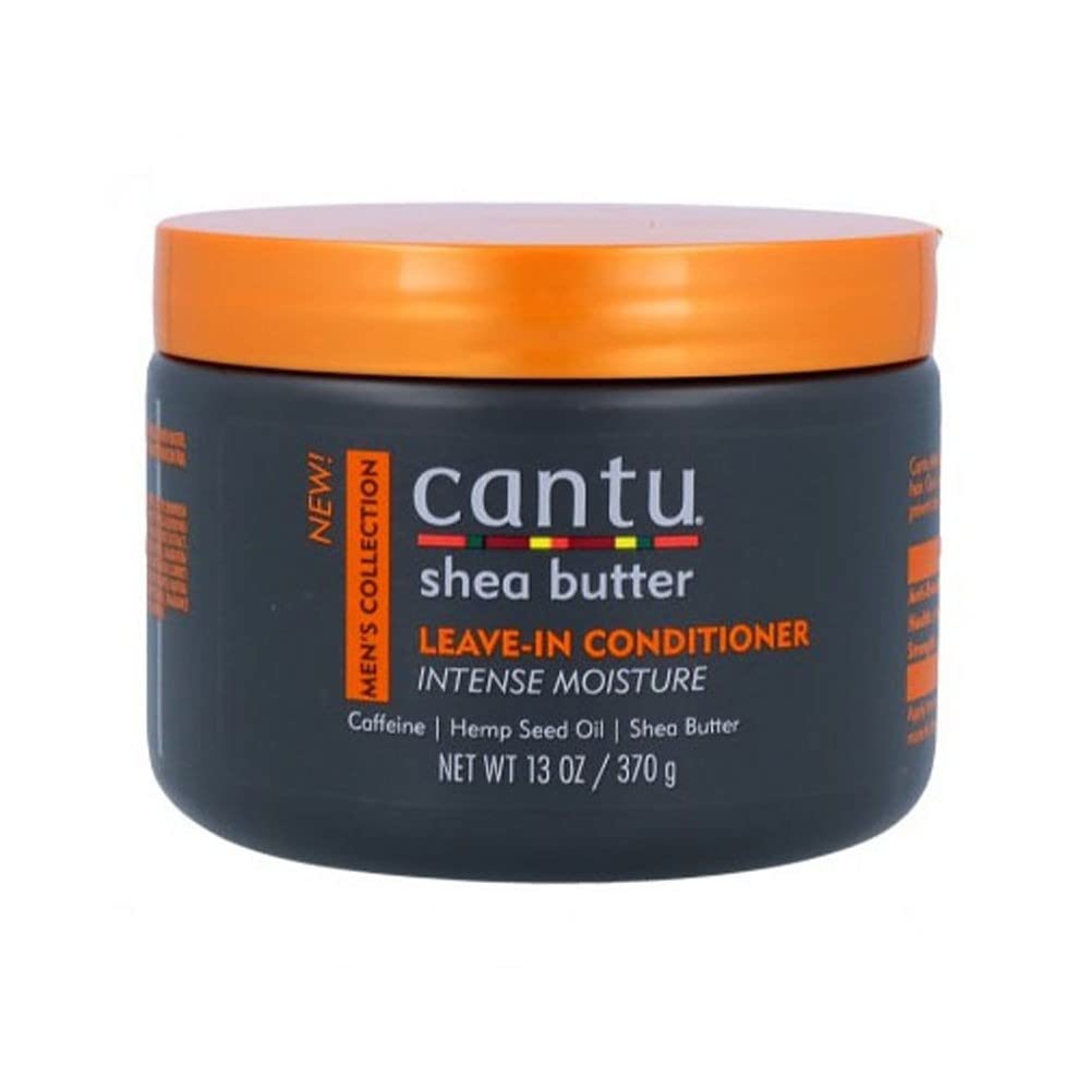 Cantu Shea Butter Men's Collection Leave-In Conditioner for Hair & Beard, 370ml