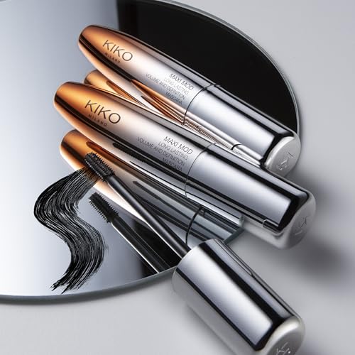 KIKO Milano Maxi Mod Volume & Definition Mascara | 10-Hour Long-Lasting Intense Black 12