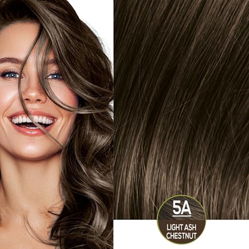 Naturtint Permanent Hair Colour Gel 5A Light Ash Chestnut, Plant Enriched 18