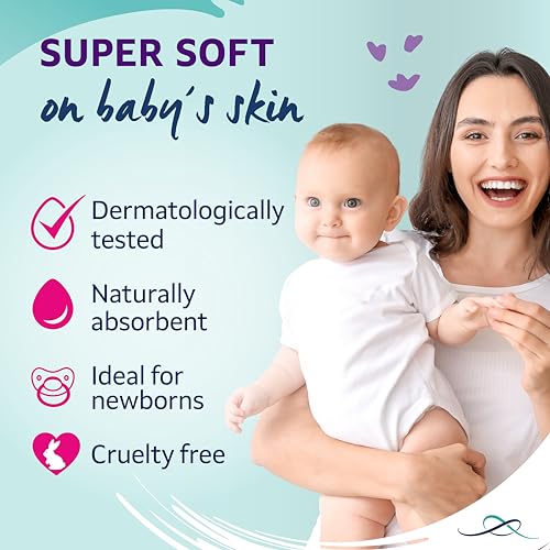 Lil-Lets Baby Cotton Wool Balls, 100 Count, Certified Organic, 100% Pure Cotton, Super Soft for Newborns 3