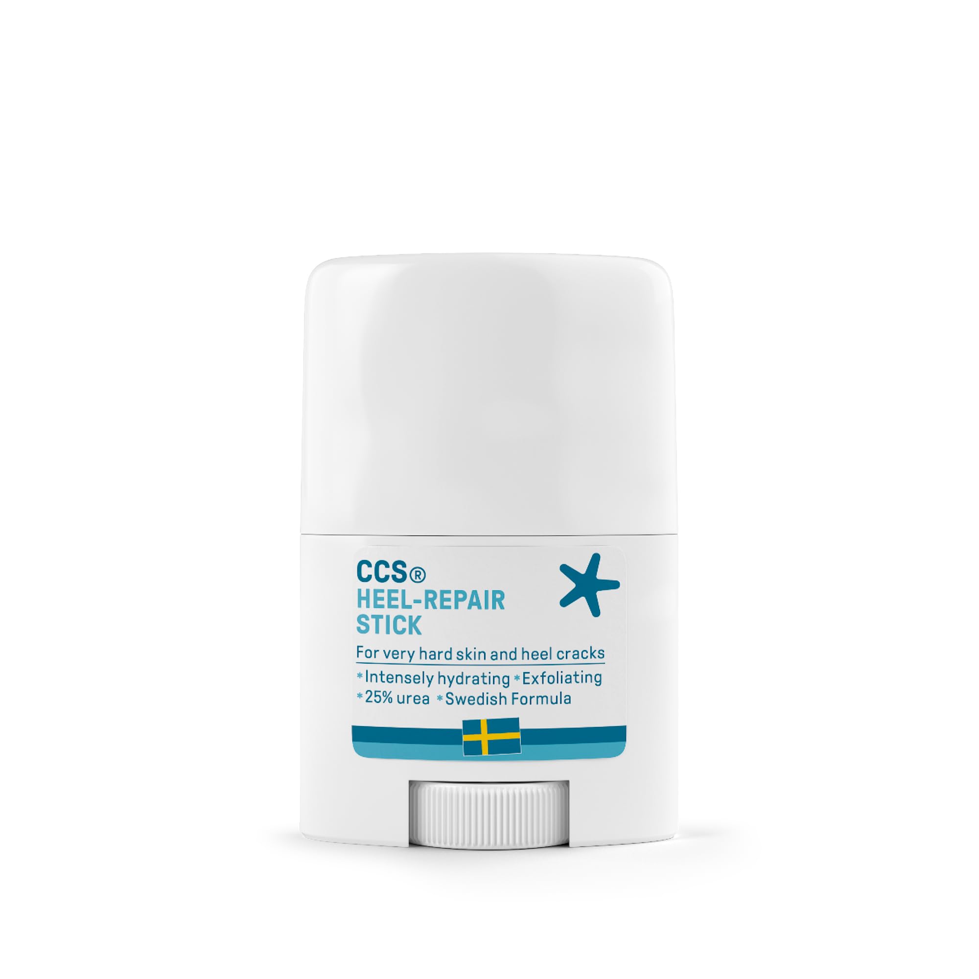 CCS Fersenreparaturstift für sehr trockene Füße und rissige Fersen – 25 % Harnstoffwirkung