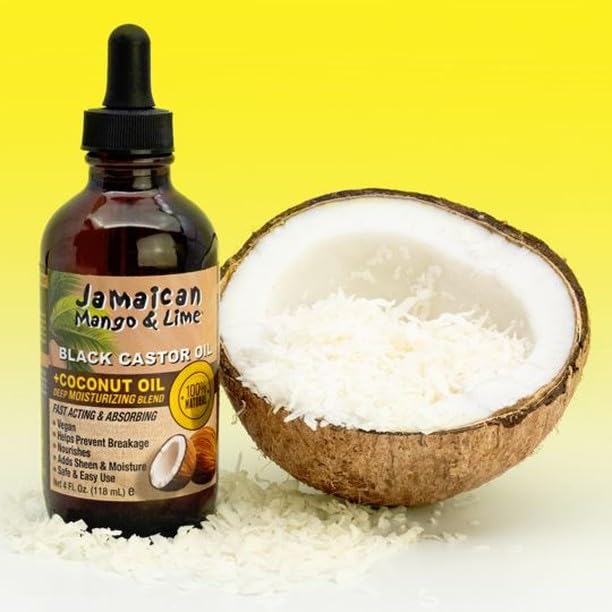 Jamaican Mango & Lime Black Castor Oil with Coconut Oil - 118 ml 3