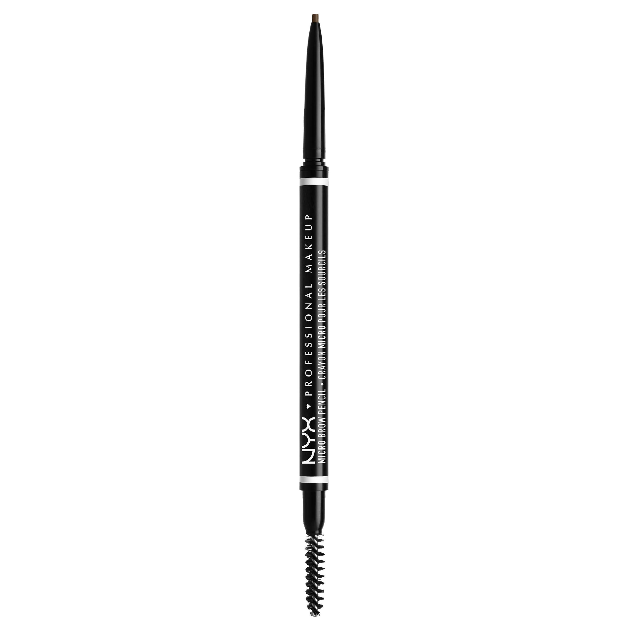 NYX Professional Makeup Micro Brow Pencil - Ash Brown | Vegan Formula with Spoolie