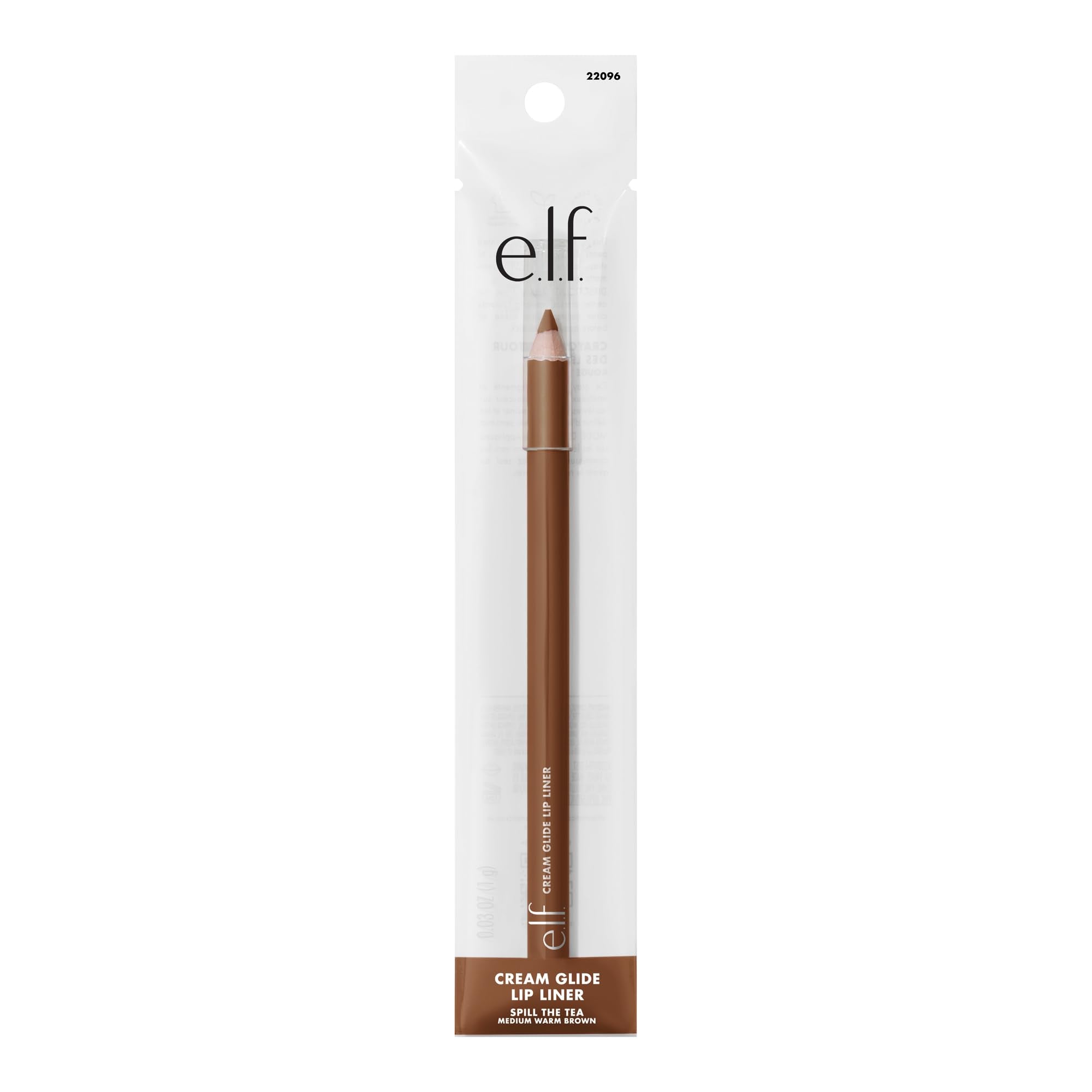 e.l.f. Cream Glide Lip Liner - Spill the Tea for Precise Definition 8