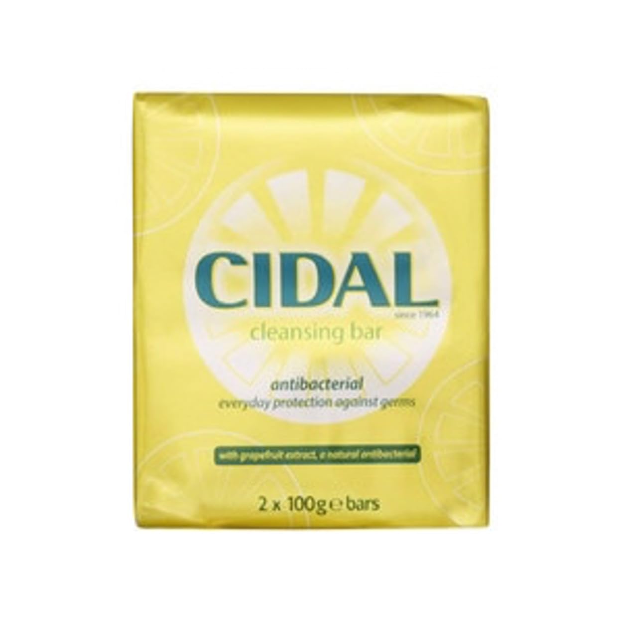 CIDAL Antibakterielle Seife mit Grapefruitextrakt - 2 x 100g Seifenstücke