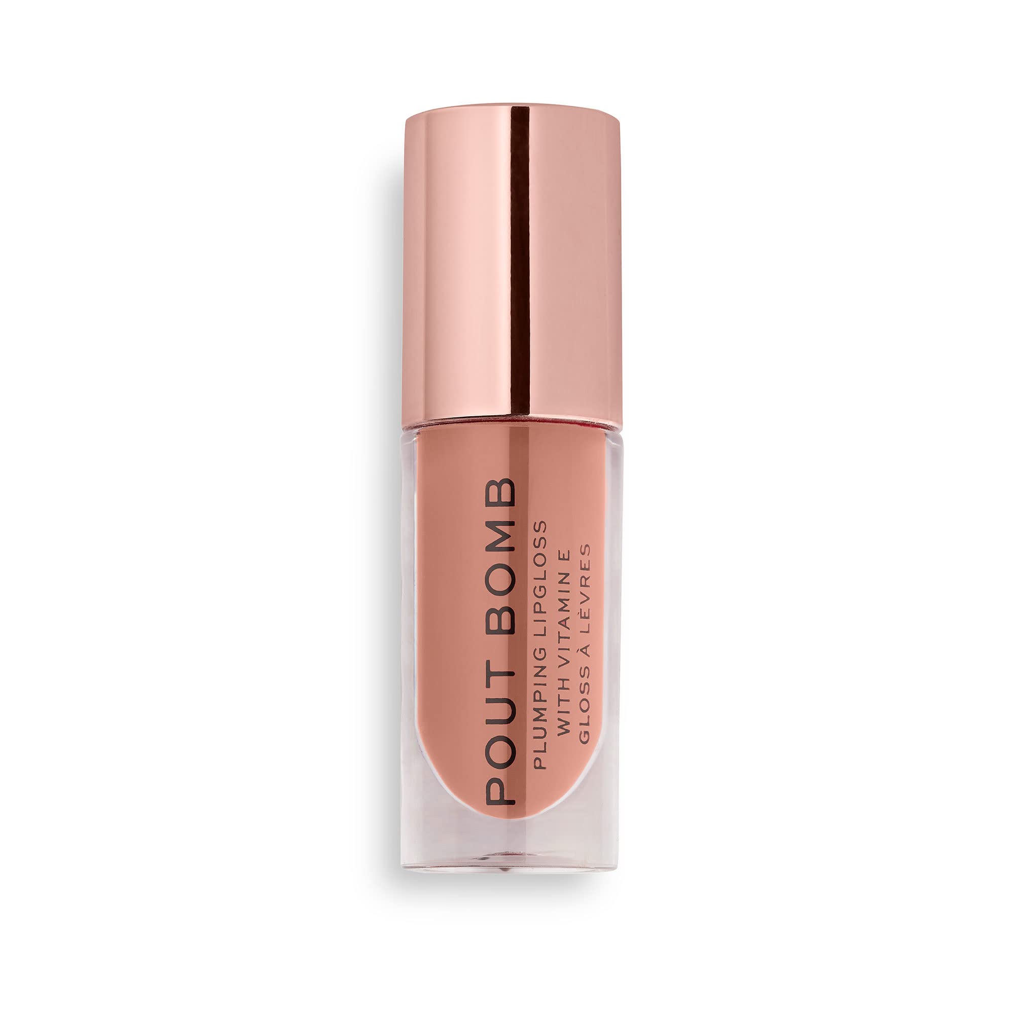 Makeup Revolution Pout Bomb Plumping Gloss - High Shine, Rich Pigment, Vitamin E Infused 6