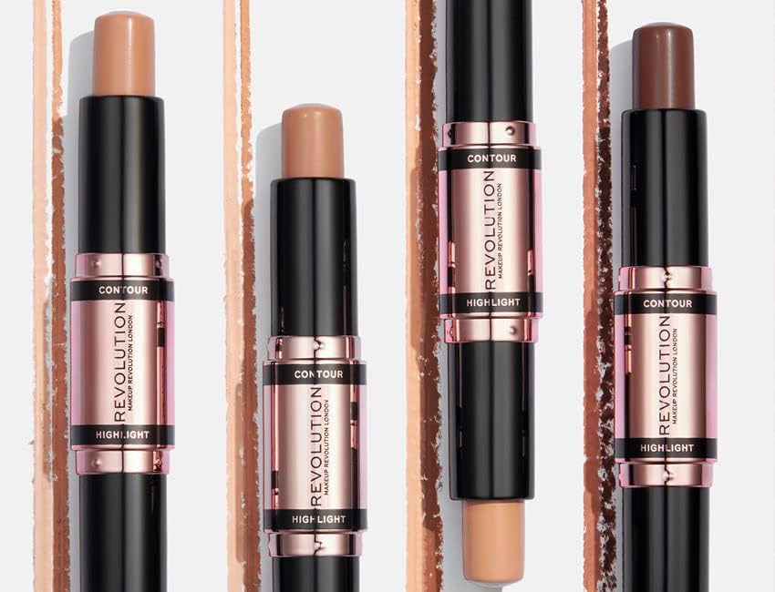 Makeup Revolution Contour Stick Duo Cream Contour & Highlight for Sculpting 12