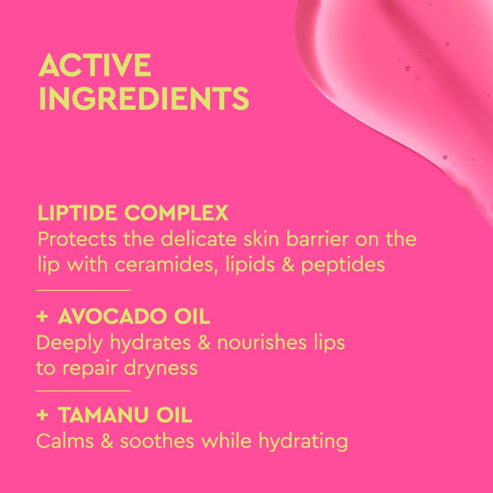BYOMA Liptide pH Lip Oil (5ml) - pH Adaptive Tint, Plumping & Hydrating Gloss with Avocado & Tamanu Oils 4