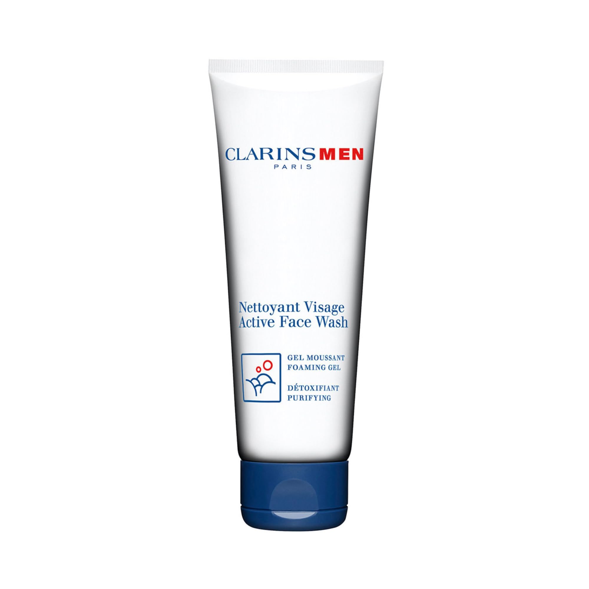 CLARINS Men Active Foaming Gel 125ml | Energising Face Wash