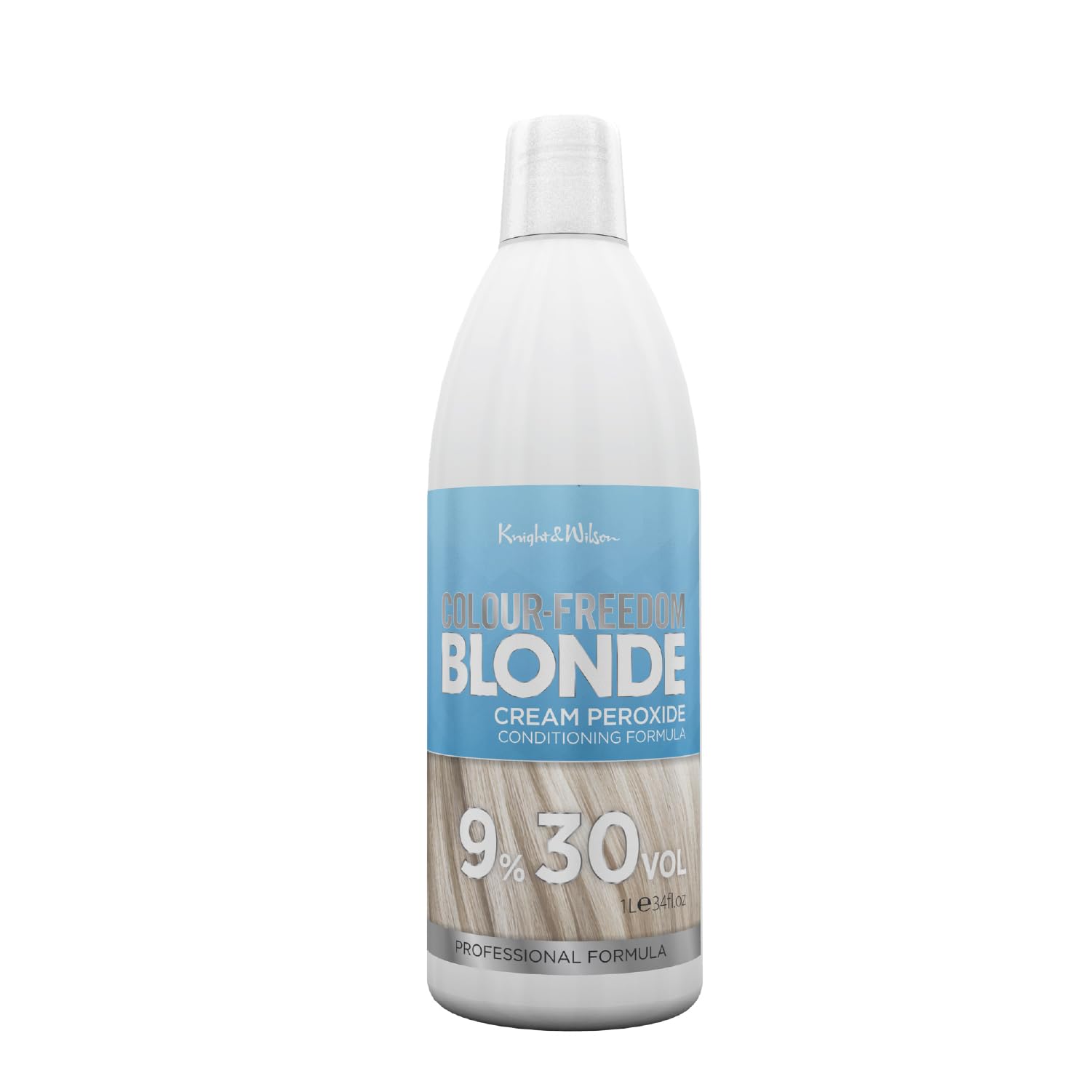 Knight &amp; Wilson Colour Freedom Professional Blonde Haarentwickler, 9 % 30 Vol. Creme-Peroxid, Pflegeformel, 1000 ml