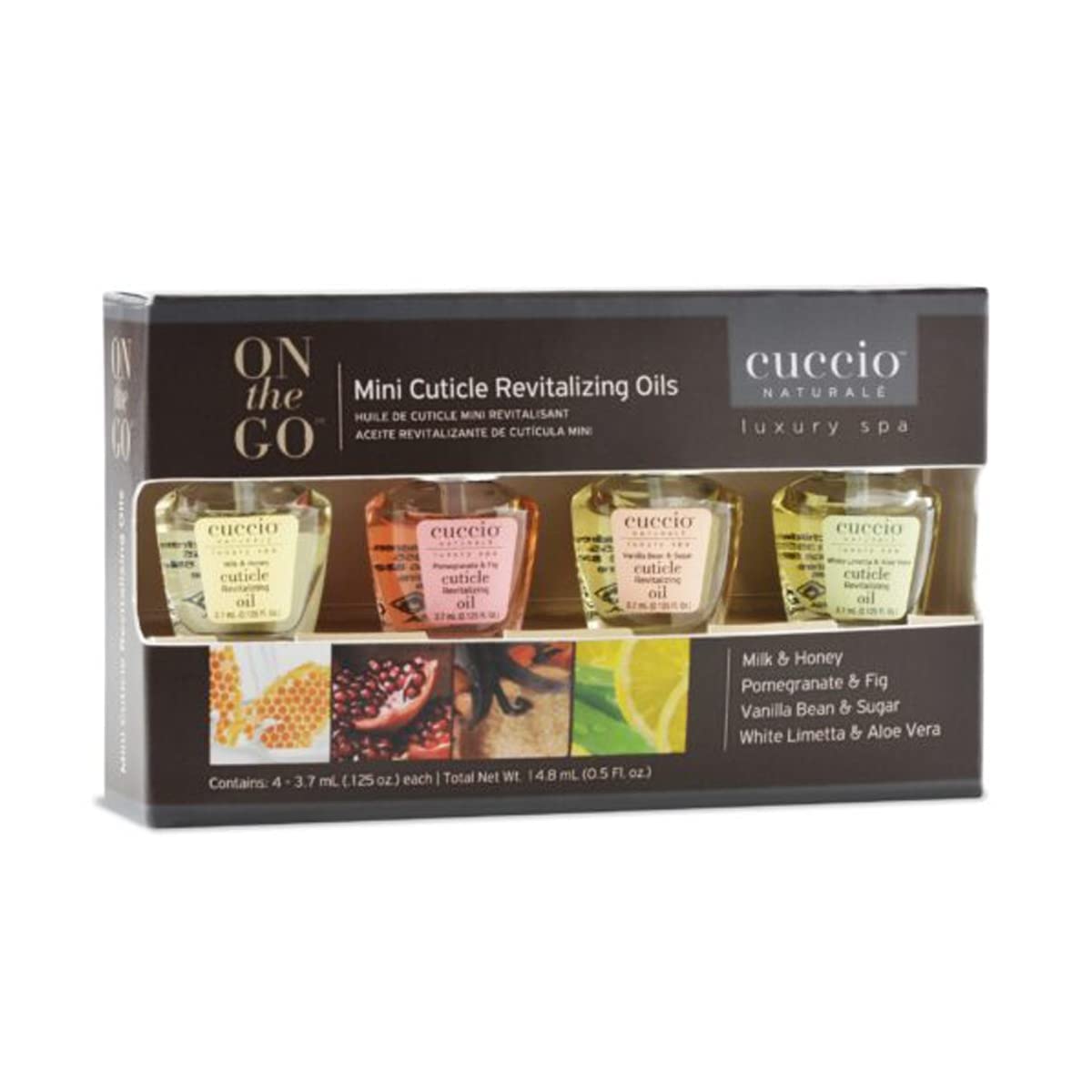 Cuccio NATURALÉ Professional Manicure Mini Cuticle Revitalizing Oil Pack (4 x 3.7ml)