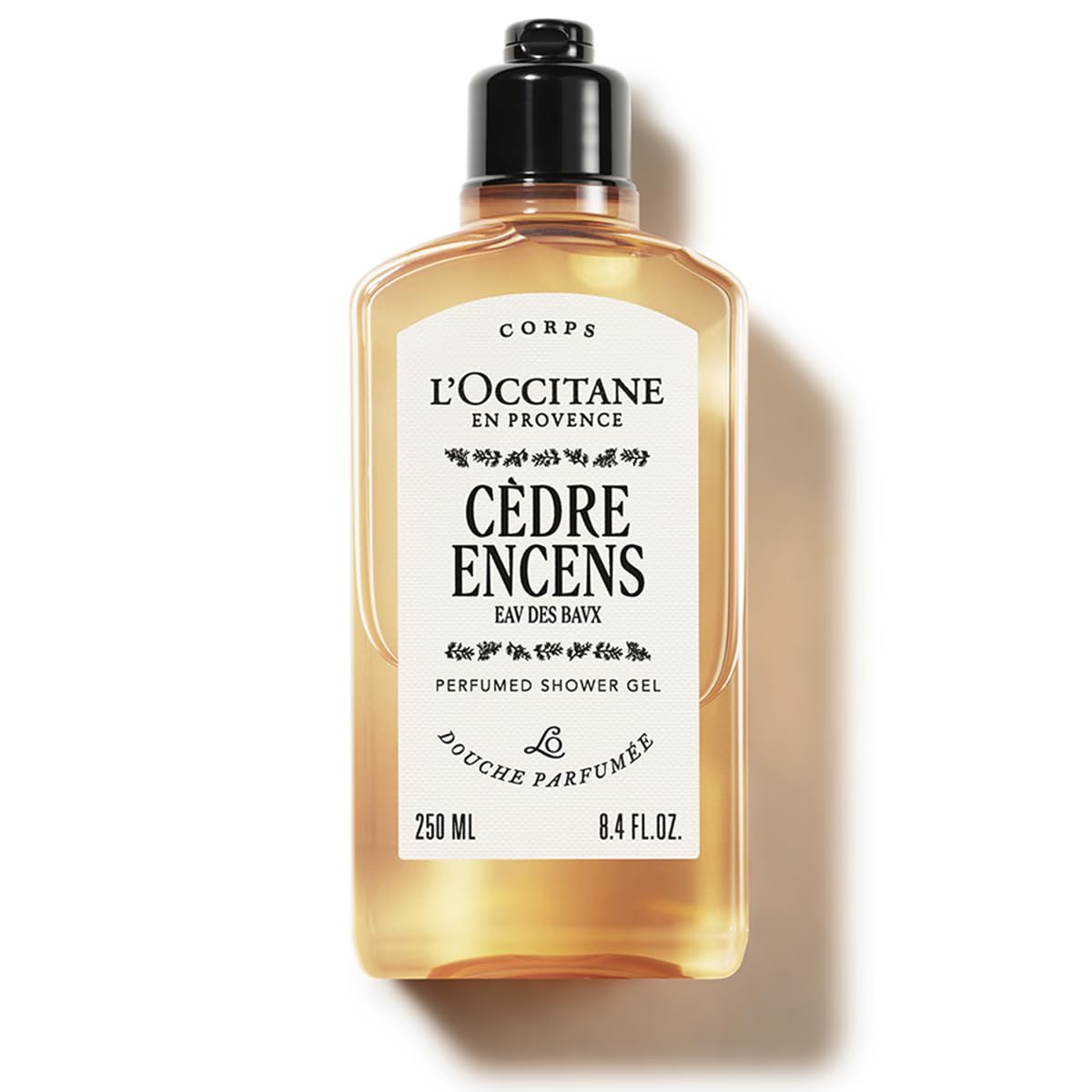 L'OCCITANE Cèdre Encens (Formerly Baux) Shower Gel 250ml with Warm Cedarwood