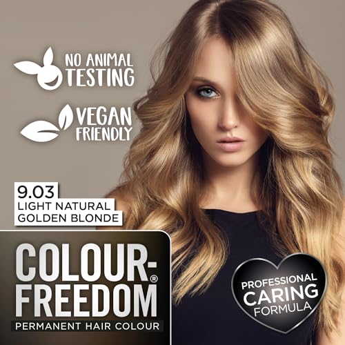 Knight & Wilson Colour Freedom Permanent Hair Colour - 9.03 Light Golden Blonde with PurePlex