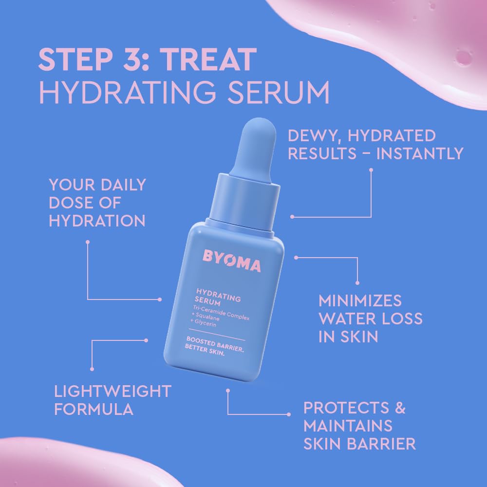 BYOMA Universal Skincare Heroes 5-Piece Kit for Hydrated, Glowing Skin Barrier Support 5