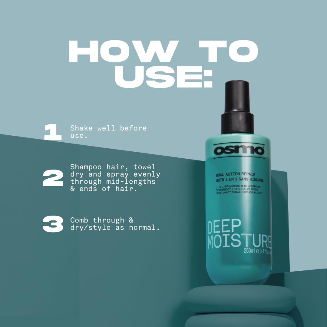 OSMO Keratin Dual Action Repair Intensive Leave-in Treatment for Deep Moisture 6
