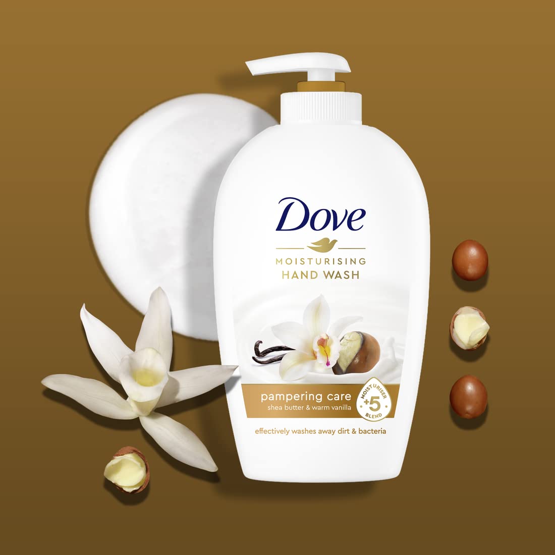 Dove Liquid Hand Wash with Shea Butter and Vanilla for Soft, Smooth Hands (250 ml) 6