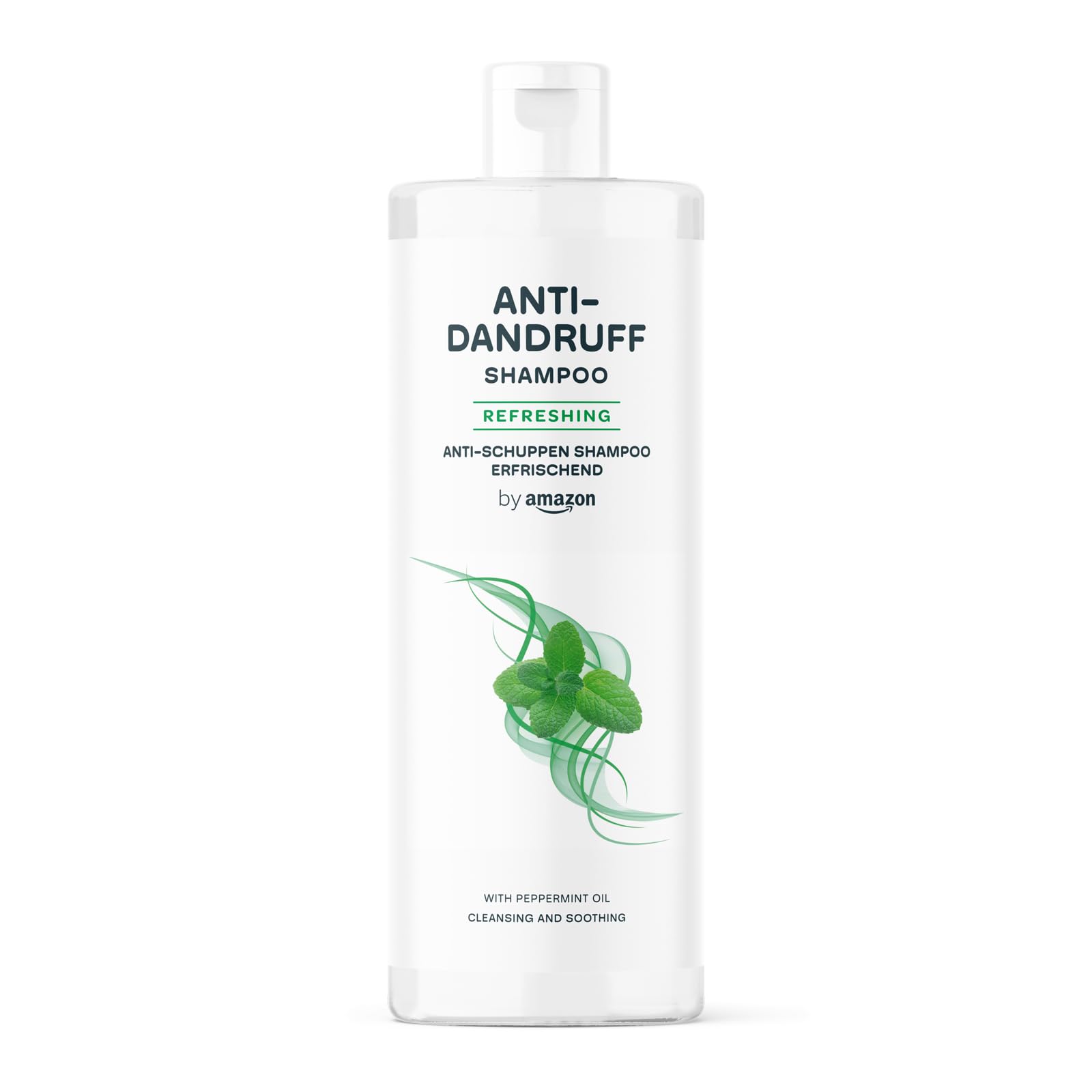 by Amazon Anti-Dandruff Shampoo with Peppermint Scent, 2 x 400 ml Twin Pack