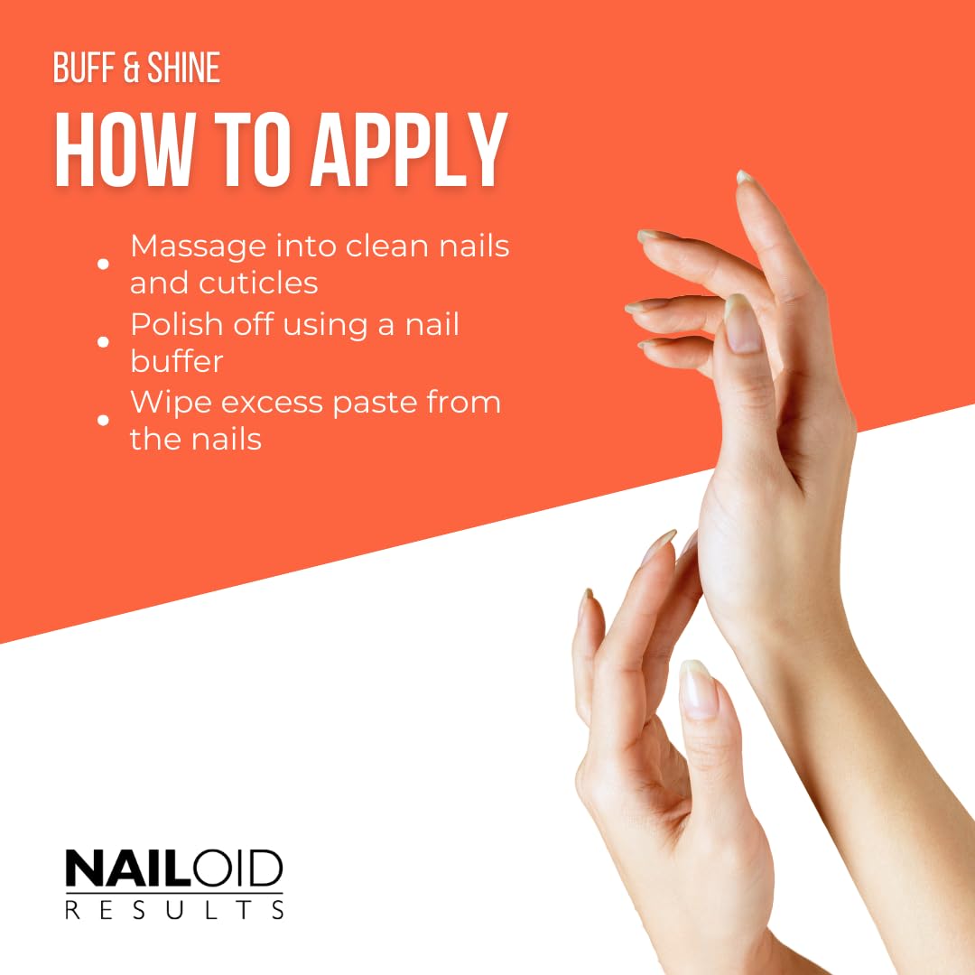 Nailoid Buff & Shine Nail Care Kit 15g for Ridge Smoothing and Natural Shine 7