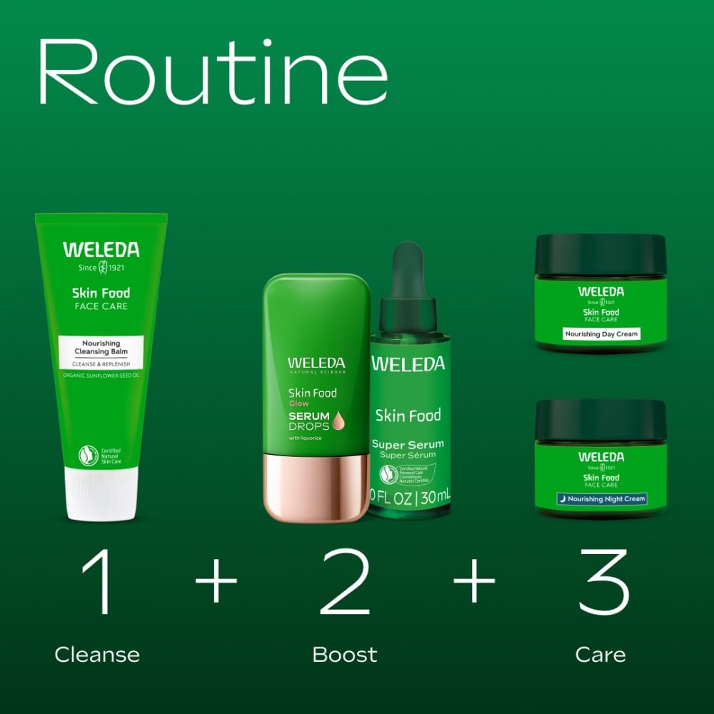 Weleda Skin Food Glow Gesichtsserum-Tropfen, Gesichtsserum mit Süßholz, reduziert Pigmentflecken, verleiht einen strahlenden Teint, 100 % zertifiziert natürlich, biologisch, vegan, 30 ml 10