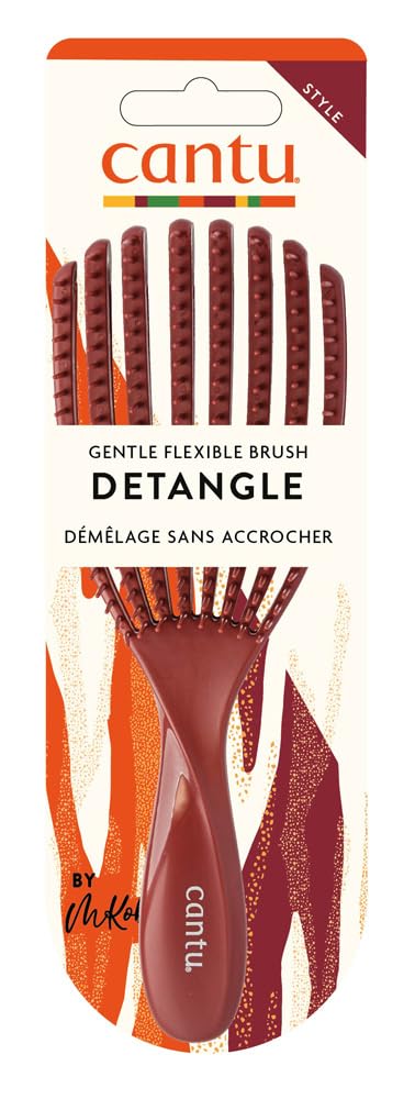 Cantu Flexible Detangler Brush for Gentle, No-Pull Hair Detangling