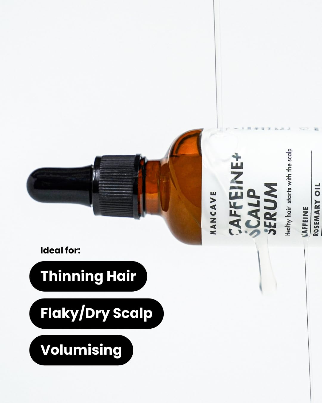 ManCave Caffeine+ Scalp Serum for Men: Stimulates, Conditions, and Reduces Hair Fall 6