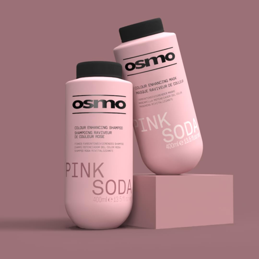 Osmo Pink Soda Colour Enhancing Mask for Pink Tones | Vegan & Salon Quality | 400ml 6