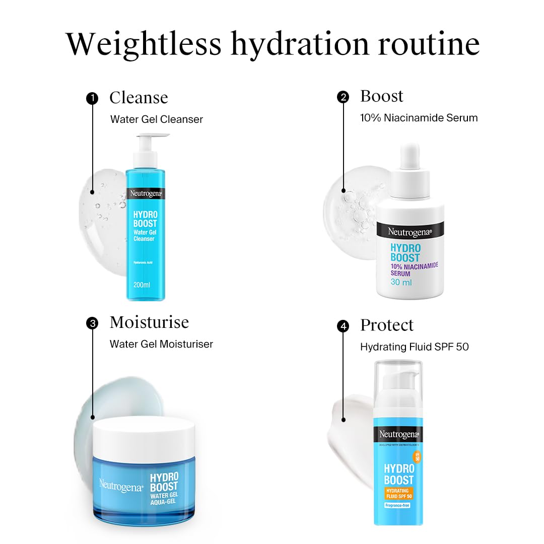 Neutrogena Hydro Boost 10% Niacinamide Serum for Hydration and Pore Refinement (30ml) 6