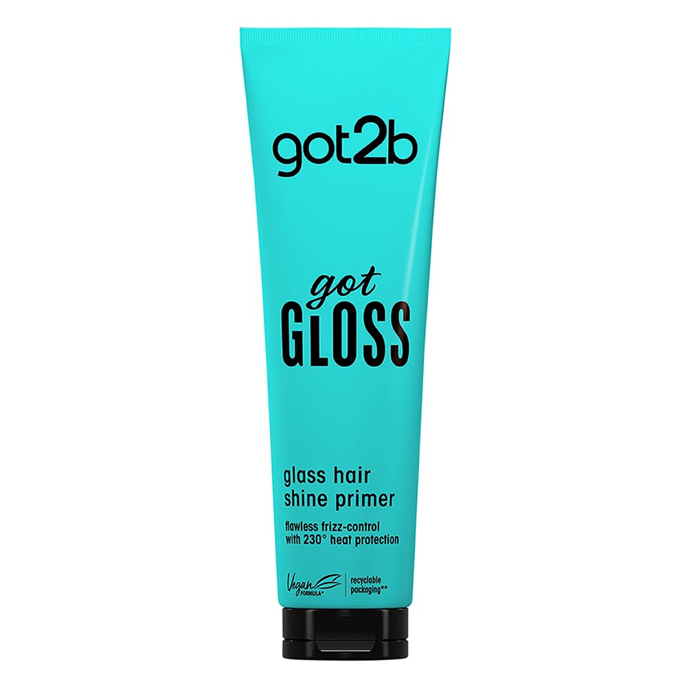 got2b gotGloss Shine Primer Treatment 150ml for Frizz Control & Heat Protection up to 230°C