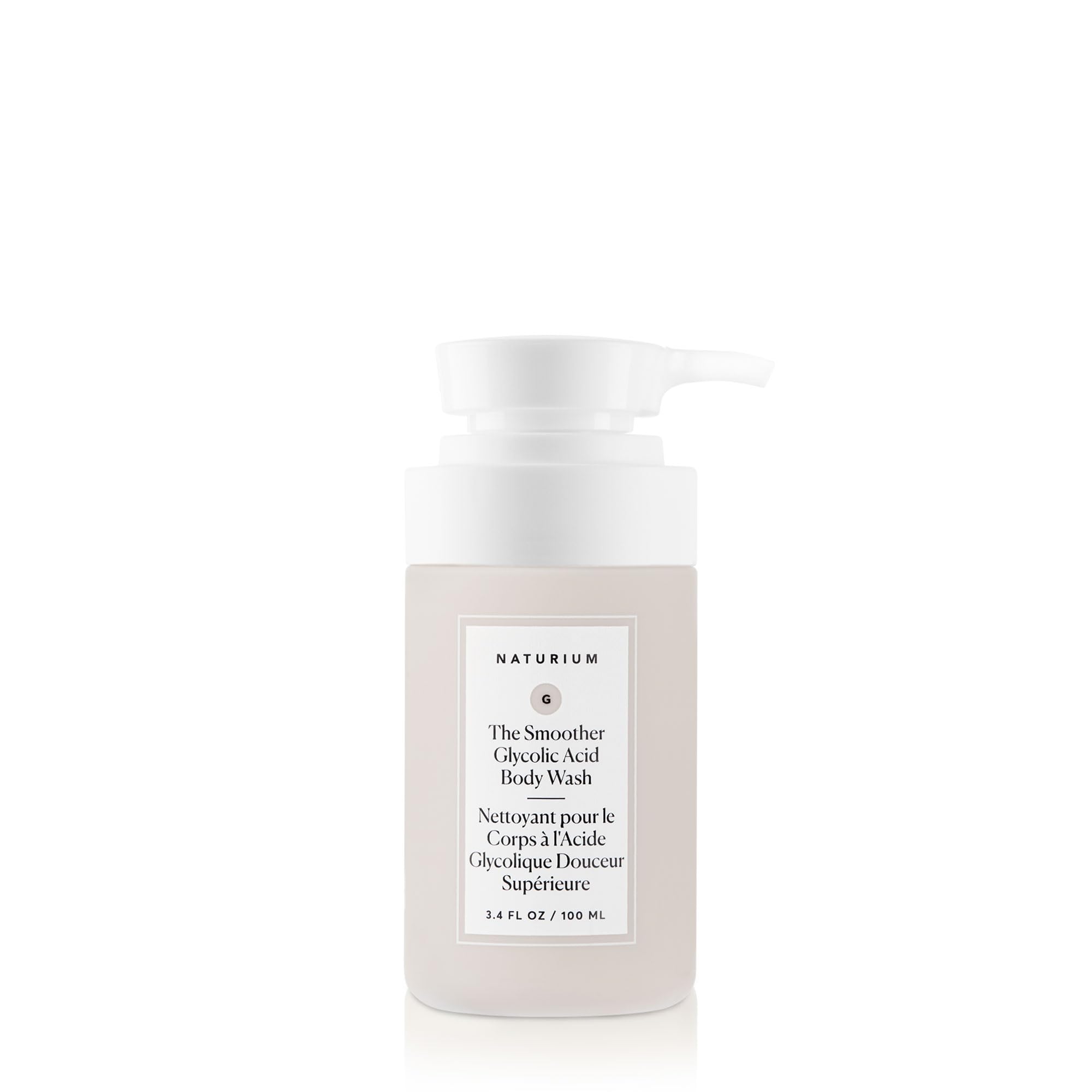 Naturium The Smoother Glycolic Acid Exfoliating Body Wash Mini - Softening Cleanser