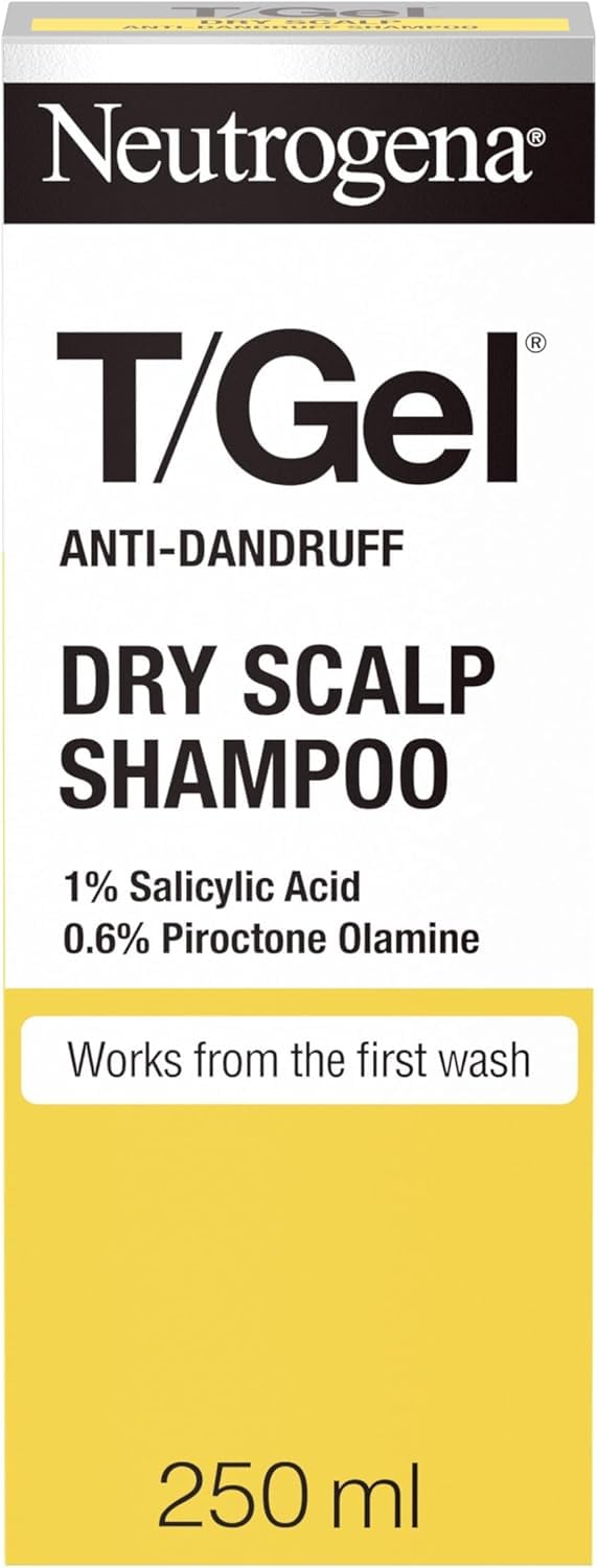 Neutrogena T/Gel Anti-Dandruff Shampoo for Dry Hair with Salicylic Acid (250ml) 1