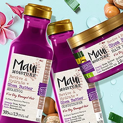 Maui Moisture Revive & Hydrate Shea Butter Shampoo with Coconut & Macadamia Oil 6