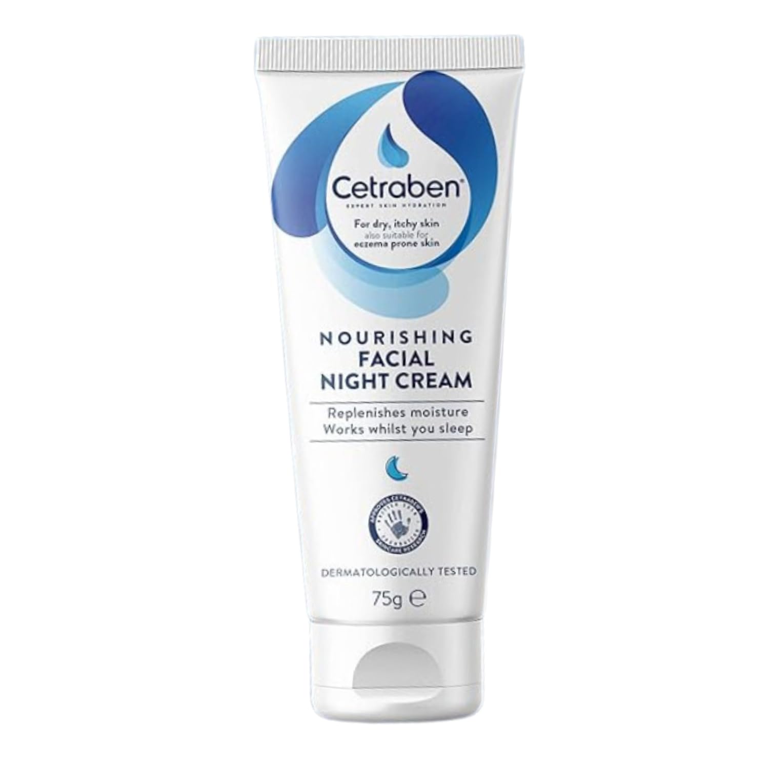 Cetraben Nourishing Facial Night Cream for Dry, Itchy & Eczema-Prone Skin