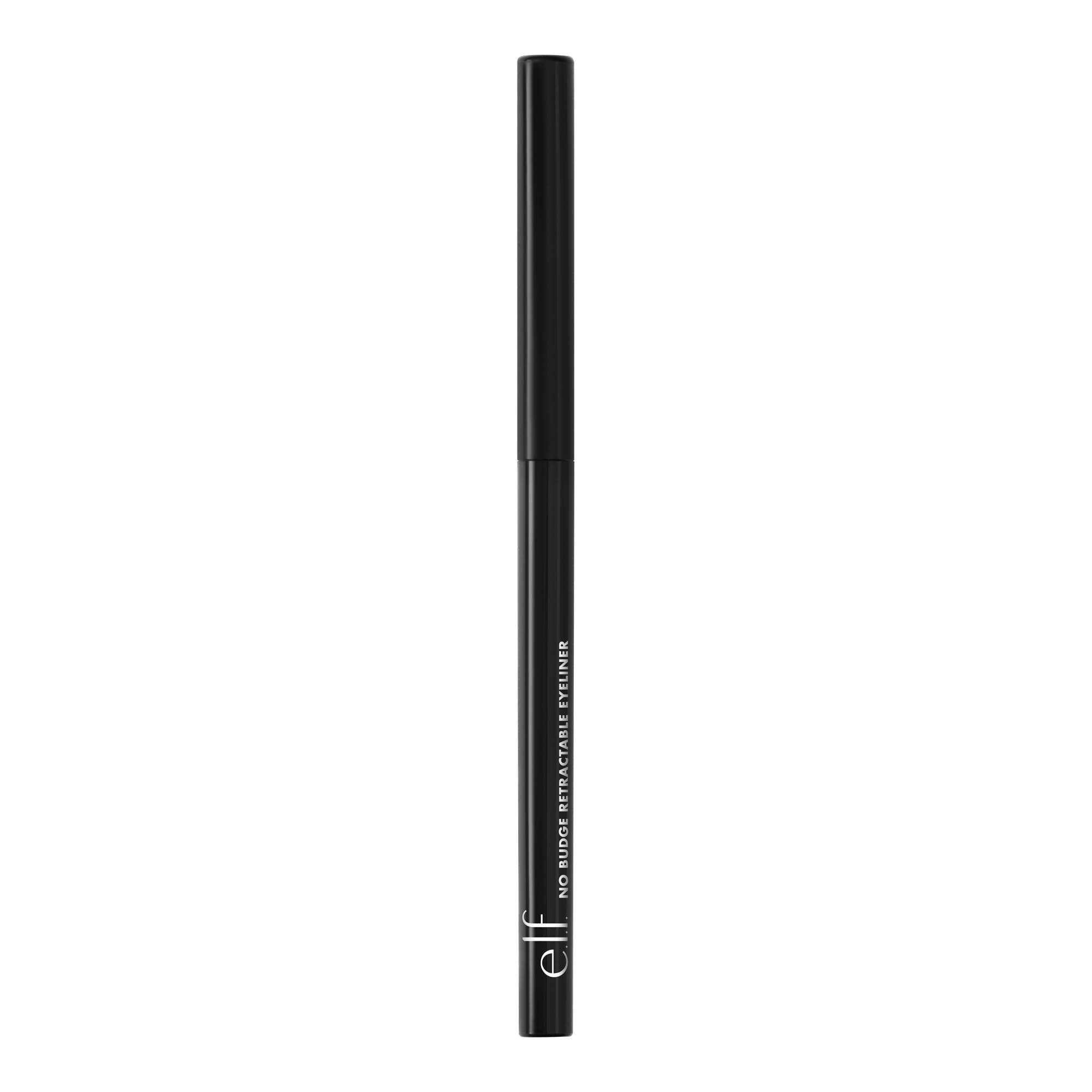 elf No Budge Retractable Eyeliner, cremig, hochpigmentiert &amp; wasserfest, für ausdrucksstarke &amp; definierte Linien, vegan &amp; tierversuchsfrei, Schwarz 7