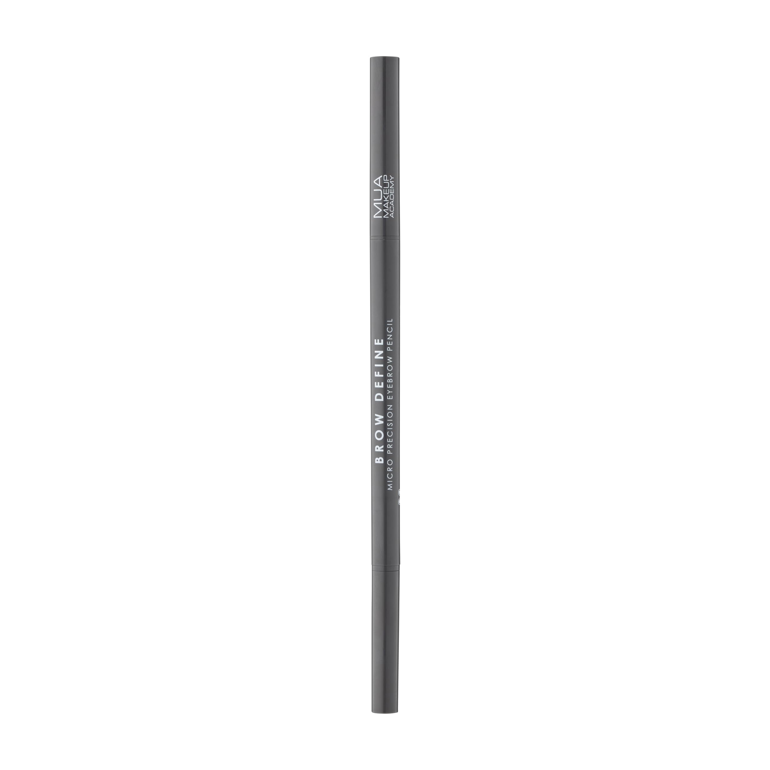 MUA Makeup Academy Brow Define, Mikro-Augenbrauenstift mit Bürstchen, Grau, 0,05 g – Vegan &amp; Tierversuchsfrei