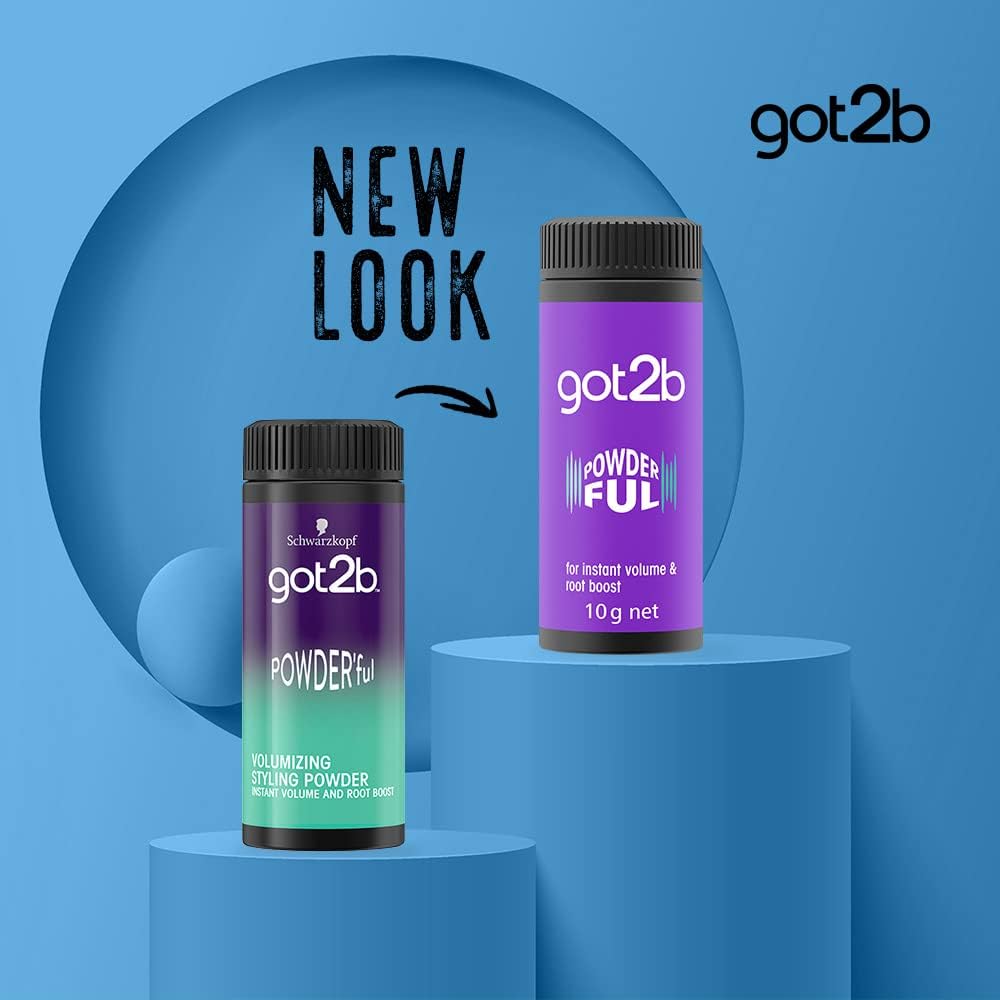 got2b POWDERful Volumising Styling Powder for Instant Root Boost and Natural Hold (10 g)