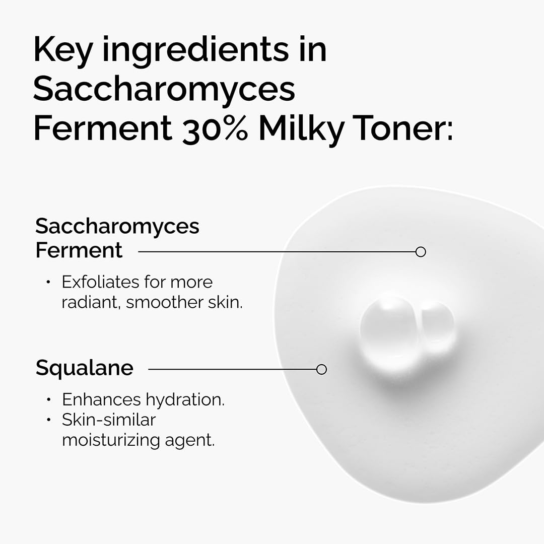 The Ordinary Saccharomyces Ferment 30% Milky Toner for Exfoliation and Hydration