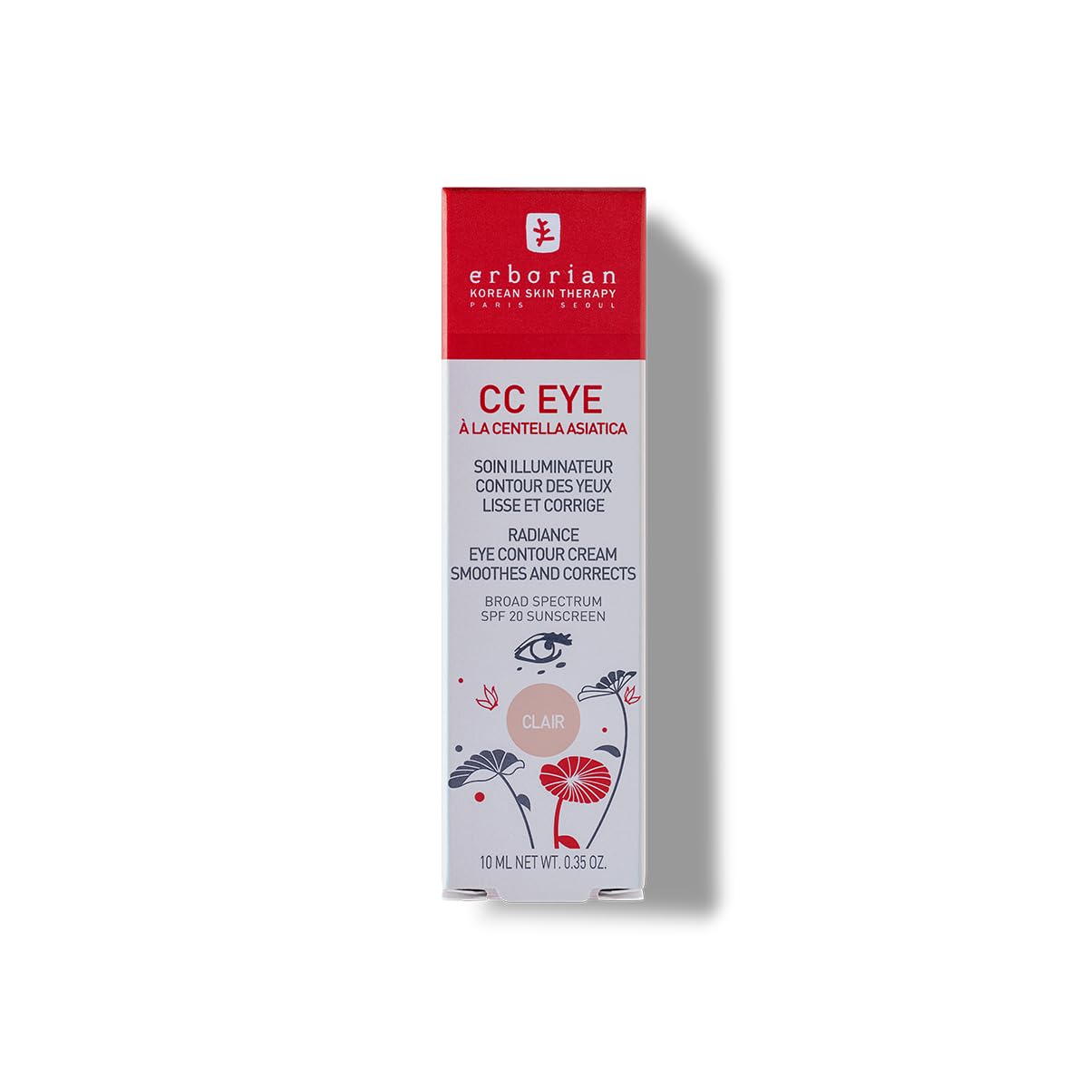 Erborian CC Eye Cream with Centella Asiatica - Illuminating, Correcting Tinted Eye Cream Clair Shade SPF 20 - 10 ml 3